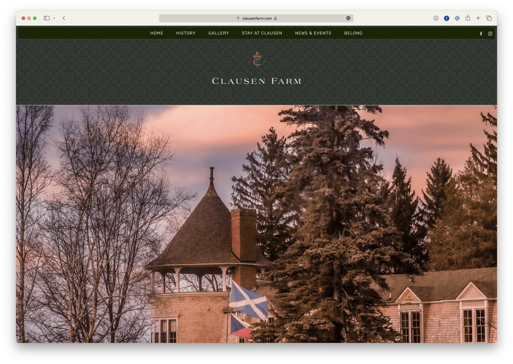 The Clausen Farm website.
