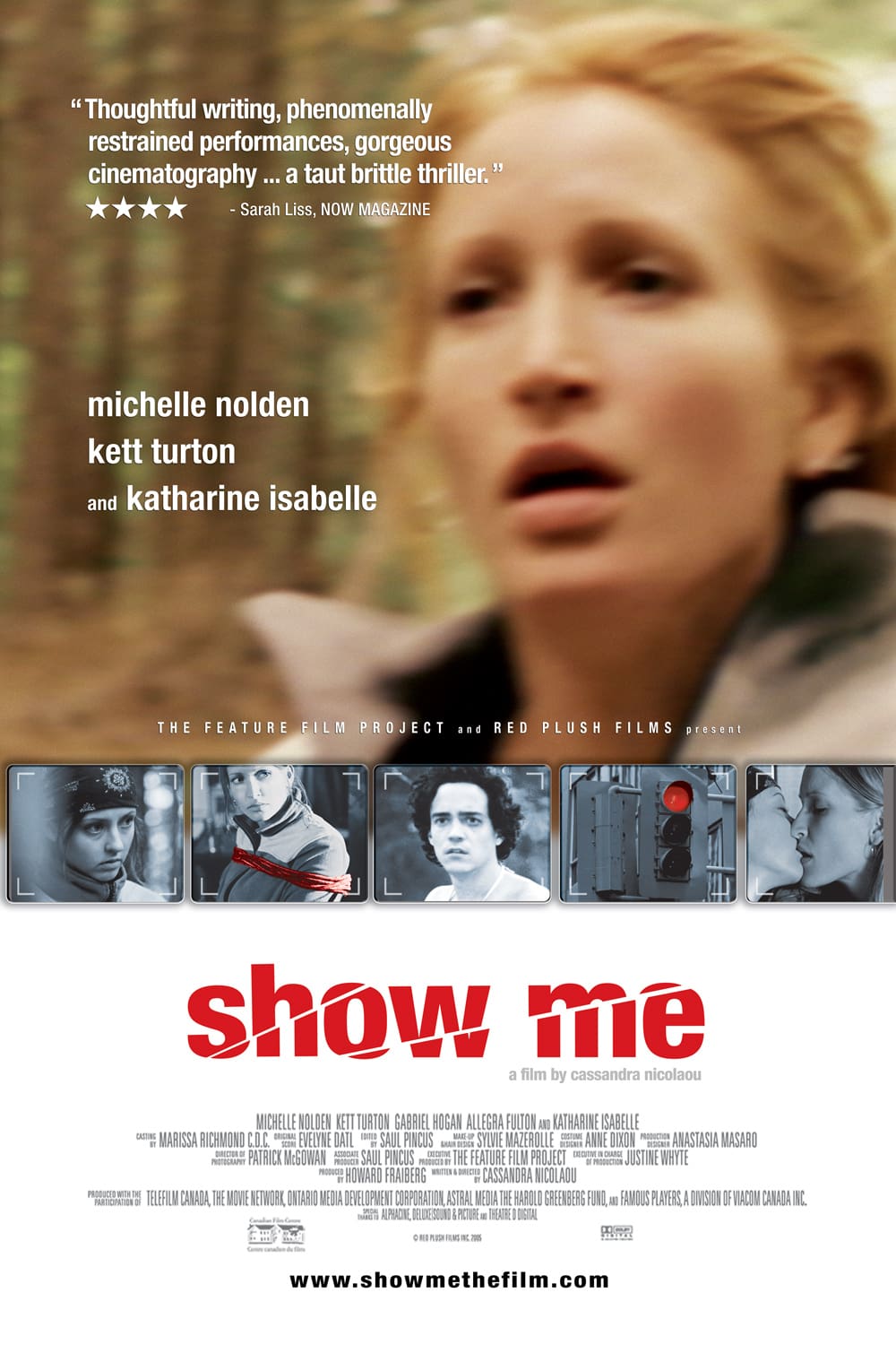 A movie poster for Show Me, produced by Fighting Fish Pictures.