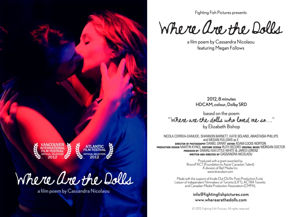 A postcard for Where Are the Dolls short film
